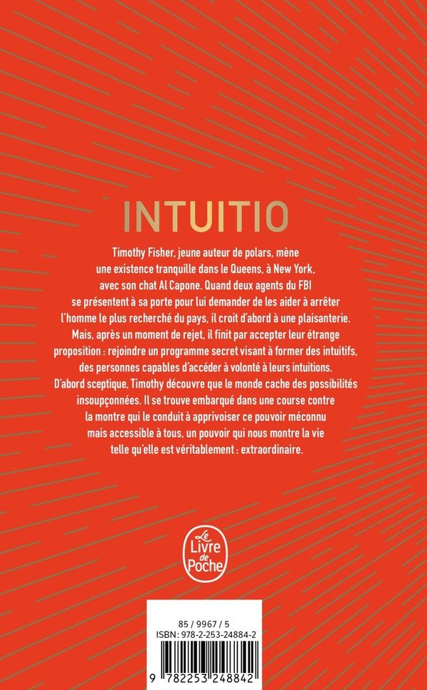 Quatrième de couverture de « Intuitio »