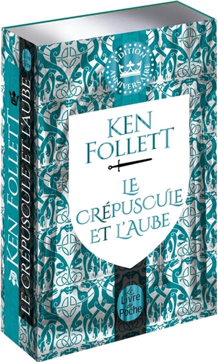 Couverture du livre « Le crépuscule et l'aube » de Ken Follett, librairie Les Contes Infusés à Corte