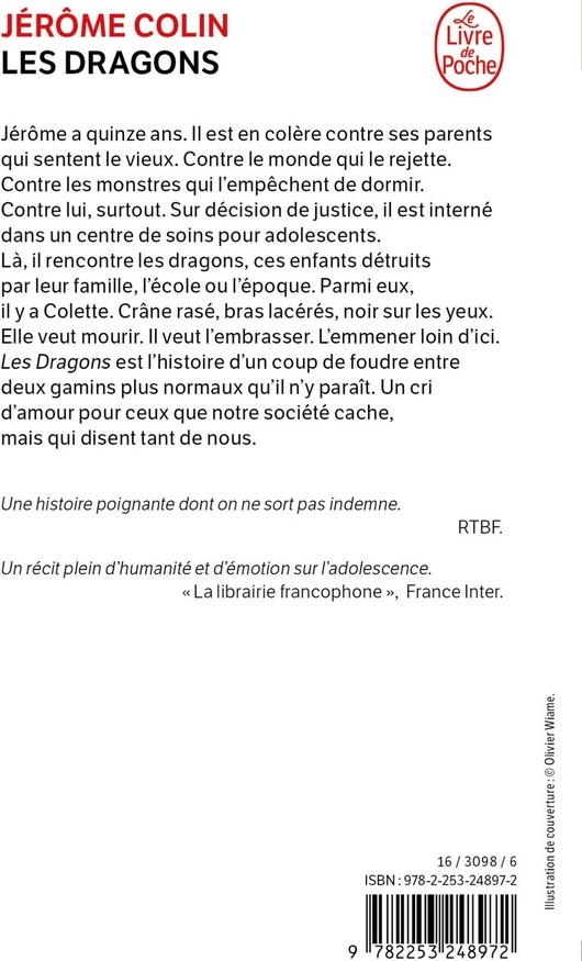 Quatrième de couverture de « Les dragons »