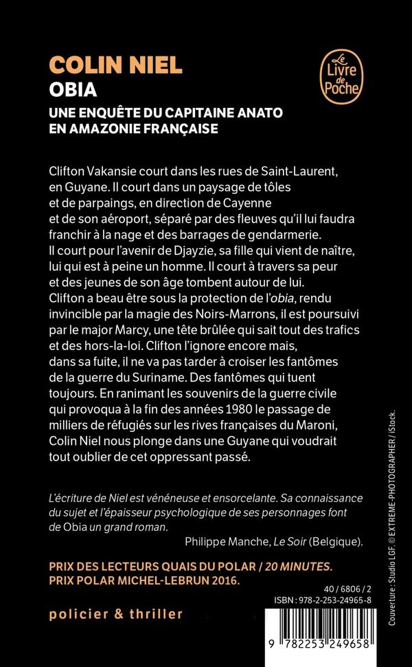 Quatrième de couverture de « OBIA »