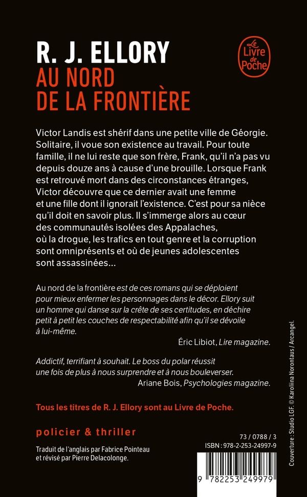 Quatrième de couverture de « AU NORD DE LA FRONTIERE »