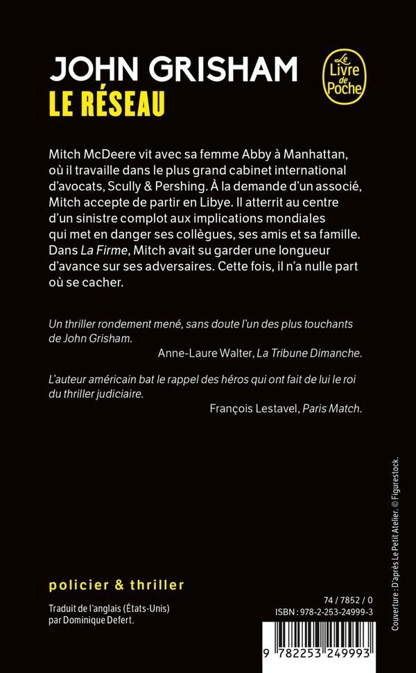 Quatrième de couverture de « LE RESEAU »