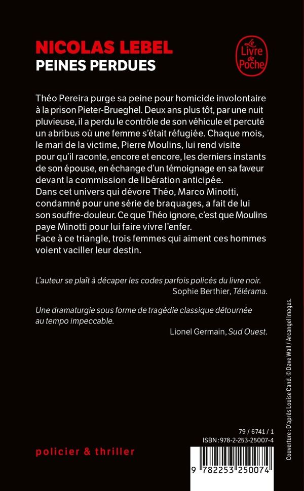 Quatrième de couverture de « Peines perdues : une tragédie en cinq actes »