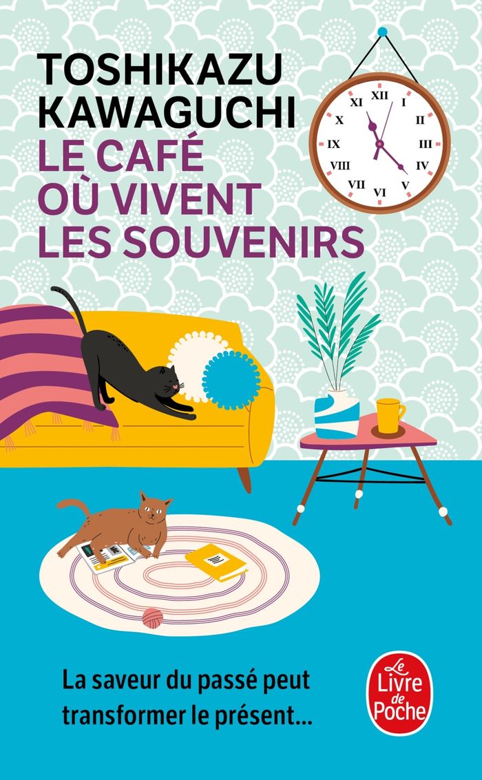 Couverture du livre « Le café où vivent les souvenirs » de Toshikazu Kawaguchi, librairie Les Contes Infusés à Corte