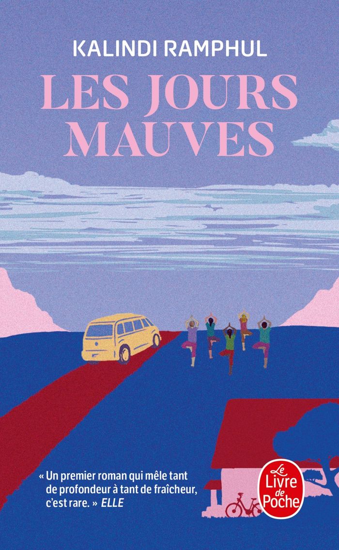 Couverture du livre « Les jours mauves : roman » de Kalindi Ramphul, librairie Les Contes Infusés à Corte