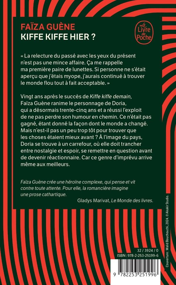 Quatrième de couverture de « KIFFE KIFFE HIER ? »