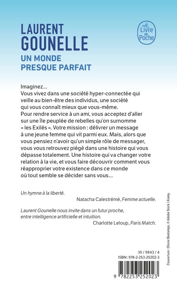 Quatrième de couverture de « UN MONDE PRESQUE PARFAIT »