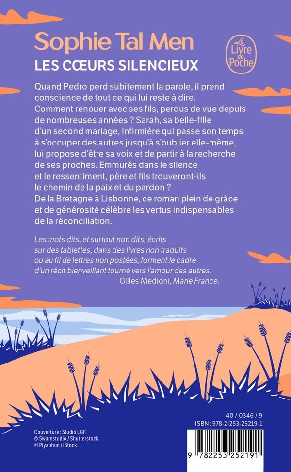 Quatrième de couverture de « Les coeurs silencieux : roman »