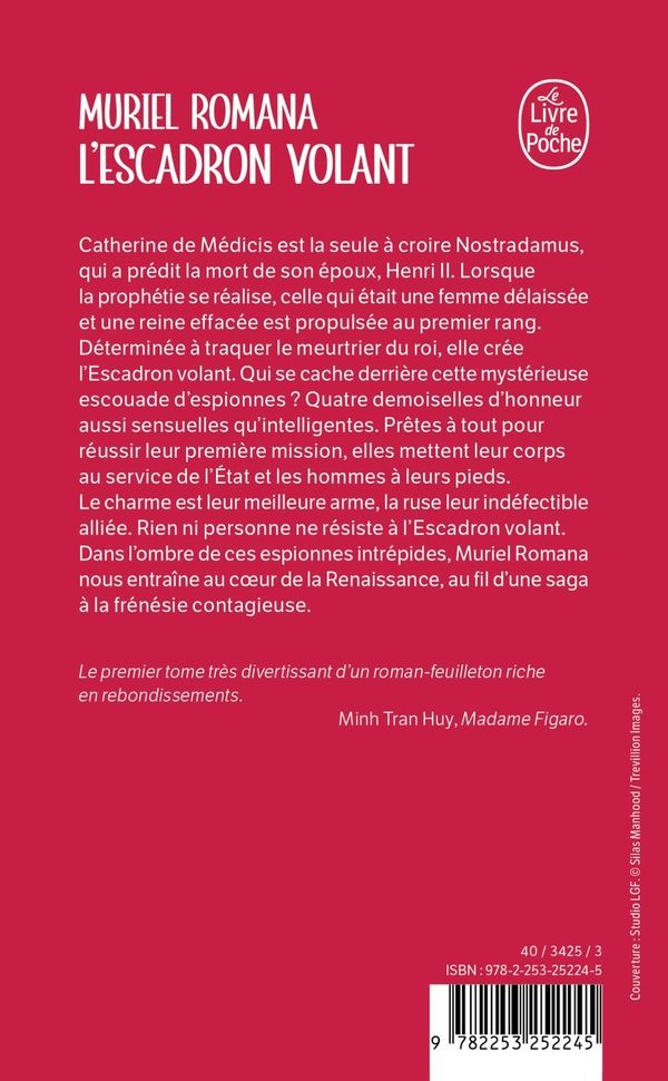 Quatrième de couverture de « L'escadron volant : roman »