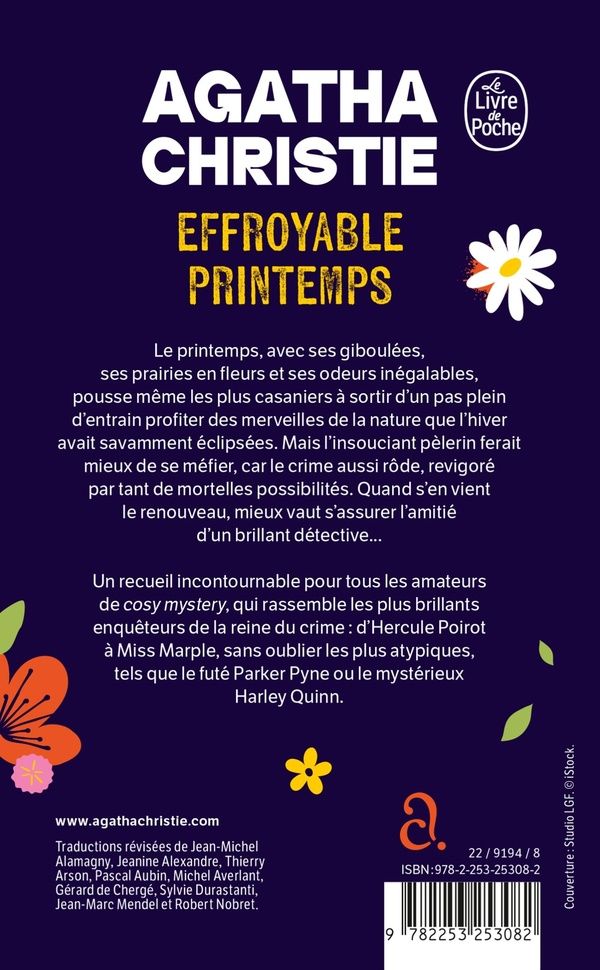 Quatrième de couverture de « EFFROYABLE PRINTEMPS - 12 PETITS MEURTRES A LIRE AU SOLEIL »