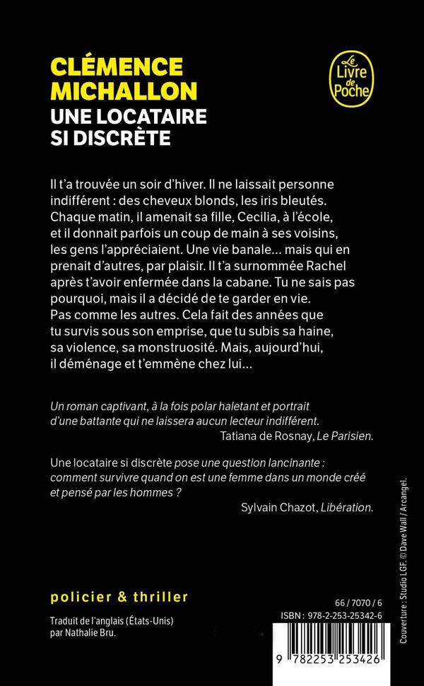 Quatrième de couverture de « Une locataire si discrète »