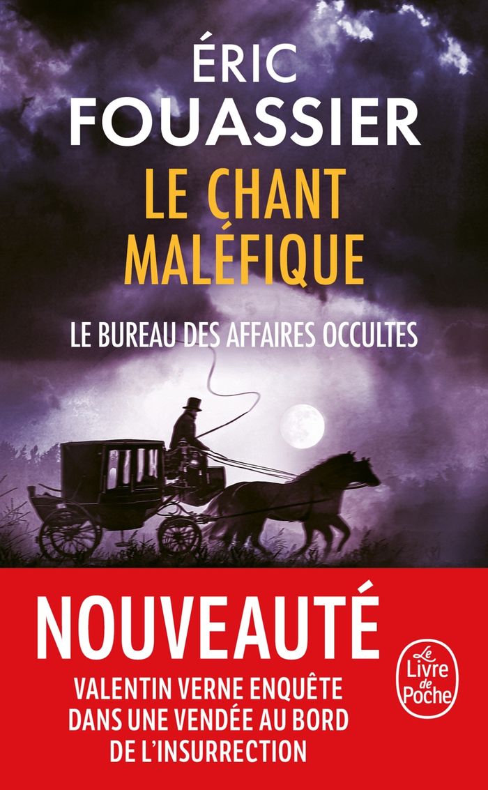 Couverture du livre « LE CHANT MALEFIQUE (LE BUREAU DES AFFAIRES OCCULTES, TOME 4) » de Eric Fouassier, librairie Les Contes Infusés à Corte