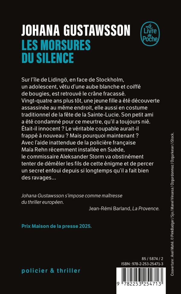 Quatrième de couverture de « LES MORSURES DU SILENCE »