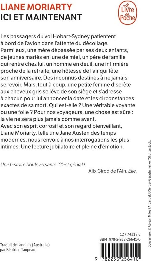 Quatrième de couverture de « ICI ET MAINTENANT »