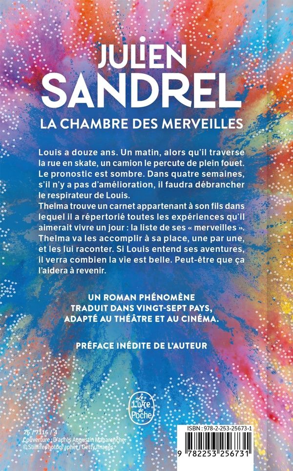 Quatrième de couverture de « La chambre des merveilles : roman »