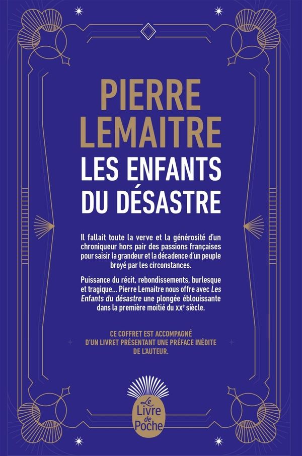 Quatrième de couverture de « Les enfants du désastre »