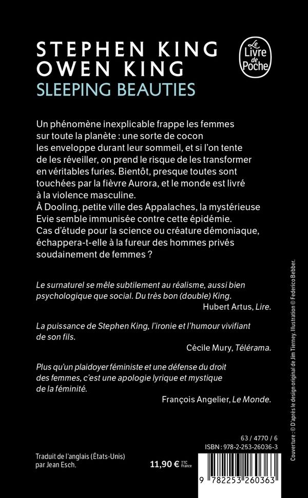 Quatrième de couverture de « Sleeping beauties : roman »
