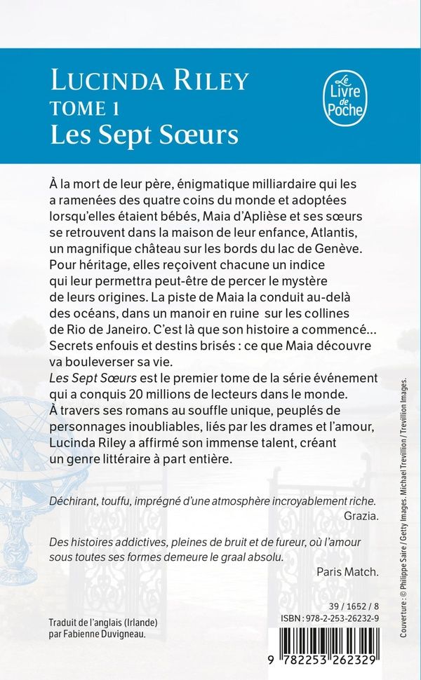Quatrième de couverture de « MAIA (LES SEPT SOEURS, TOME 1) »