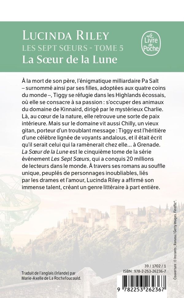 Quatrième de couverture de « LA SOEUR DE LA LUNE (LES SEPT SOEURS, TOME 5) »