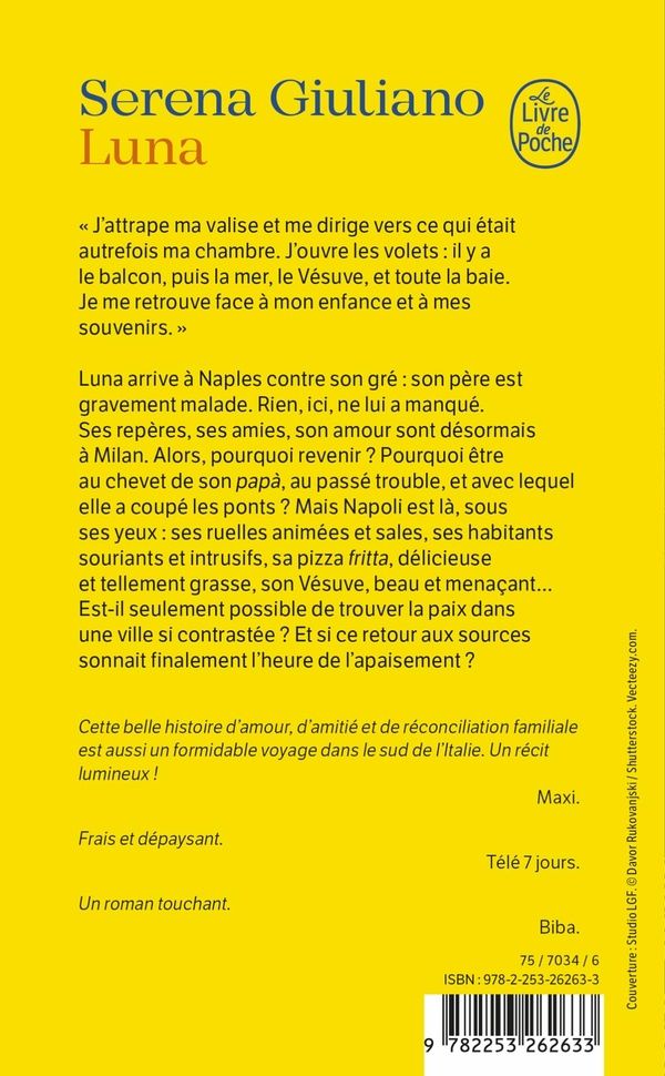 Quatrième de couverture de « Luna : roman »