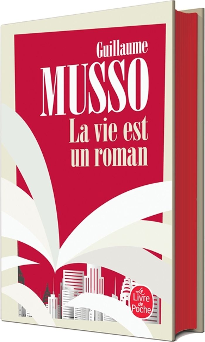 Couverture du livre « La vie est un roman : roman » de Guillaume Musso, librairie Les Contes Infusés à Corte