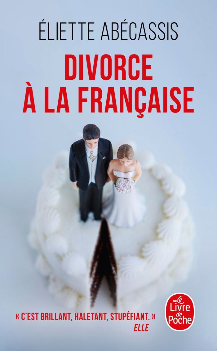 Couverture du livre « DIVORCE A LA FRANCAISE » de Eliette Abecassis, librairie Les Contes Infusés à Corte