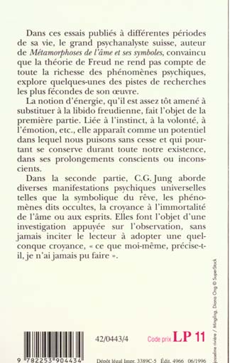 Quatrième de couverture de « L'ENERGETIQUE PSYCHIQUE »