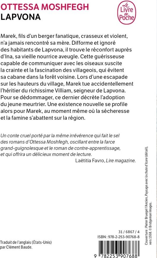 Quatrième de couverture de « LAPVONA »