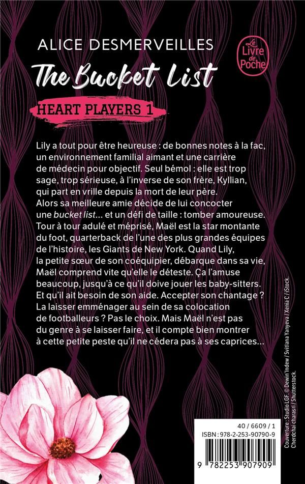 Quatrième de couverture de « THE BUCKET LIST (HEART PLAYERS, TOME 1) »