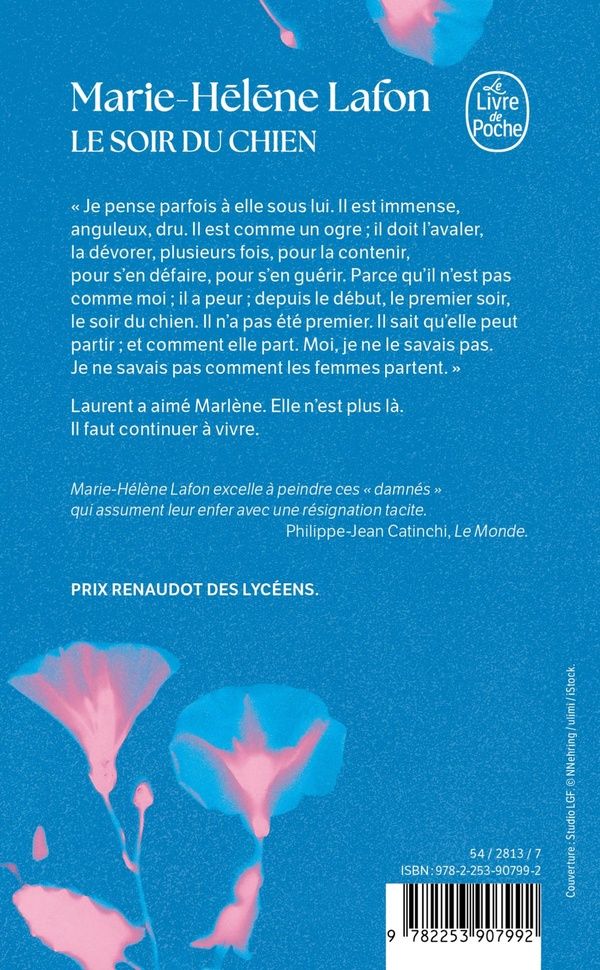Quatrième de couverture de « Le soir du chien : roman »