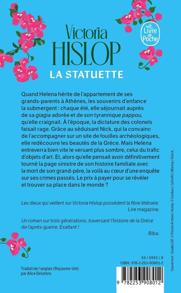 Quatrième de couverture de « LA STATUETTE »