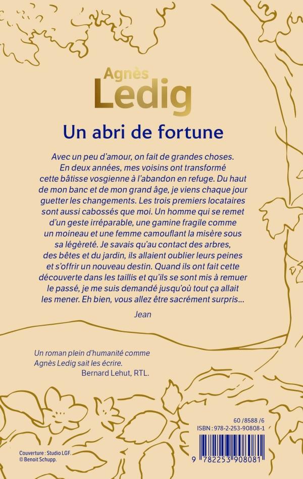 Quatrième de couverture de « Un abri de fortune : roman »