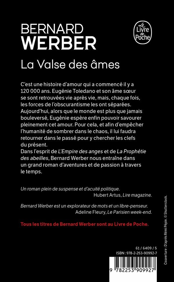 Quatrième de couverture de « LA VALSE DES AMES »