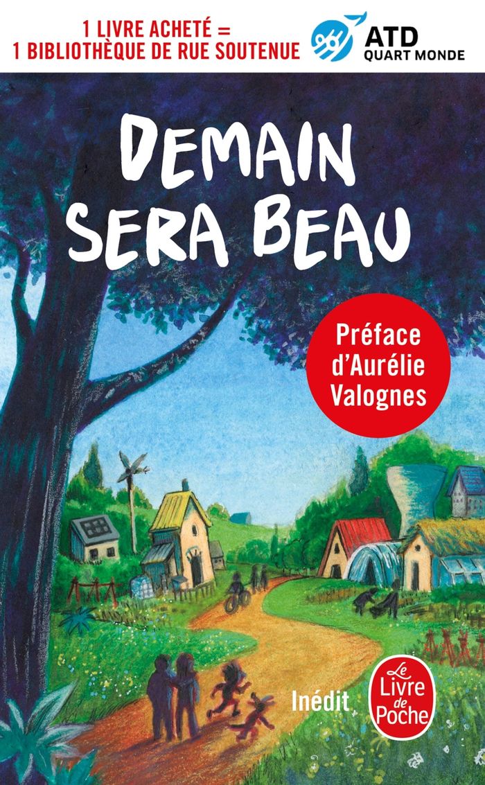 Couverture du livre « Demain sera beau : nouvelles » de préface d'Aurélie Valognes, librairie Les Contes Infusés à Corte