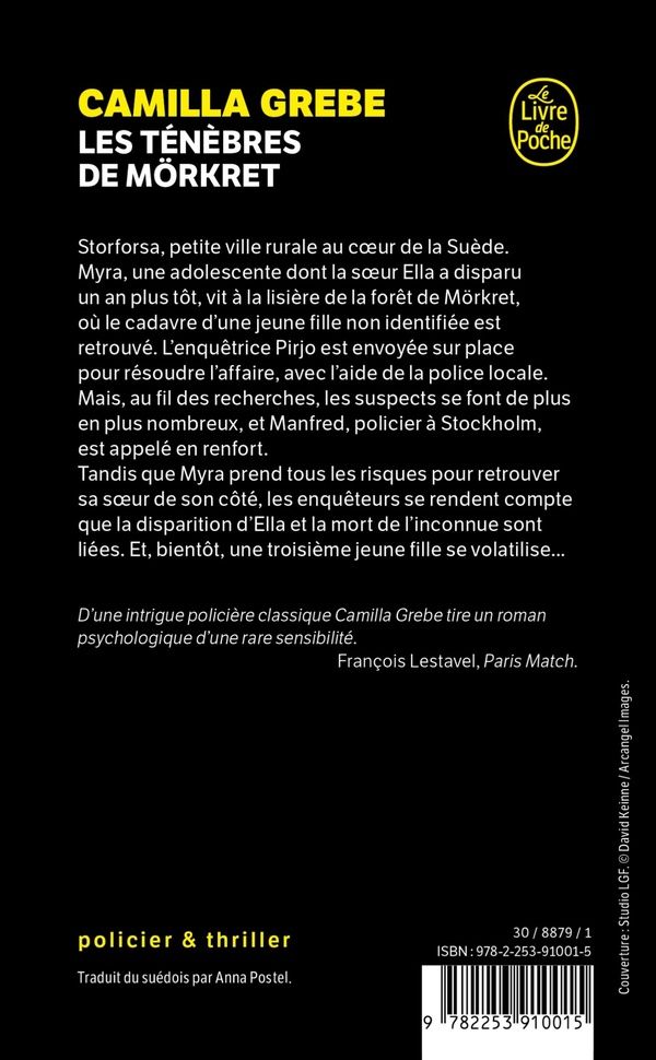 Quatrième de couverture de « LES TENEBRES DE MORKRET »