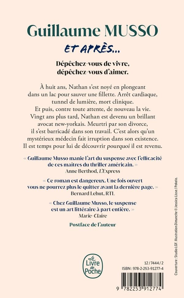 Quatrième de couverture de « ET APRES »