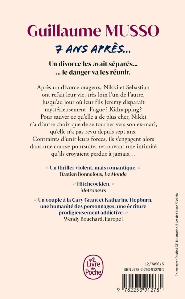 Quatrième de couverture de « 7 ANS APRES »
