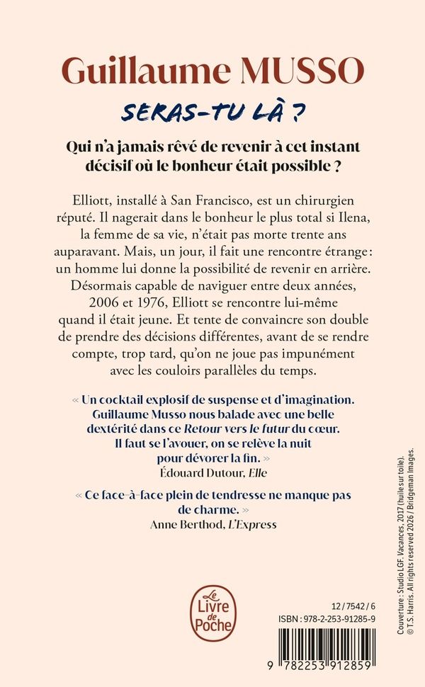 Quatrième de couverture de « SERAS-TU LA ? »