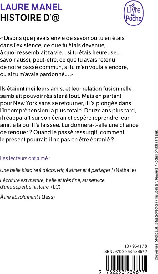 Quatrième de couverture de « HISTOIRE D' »