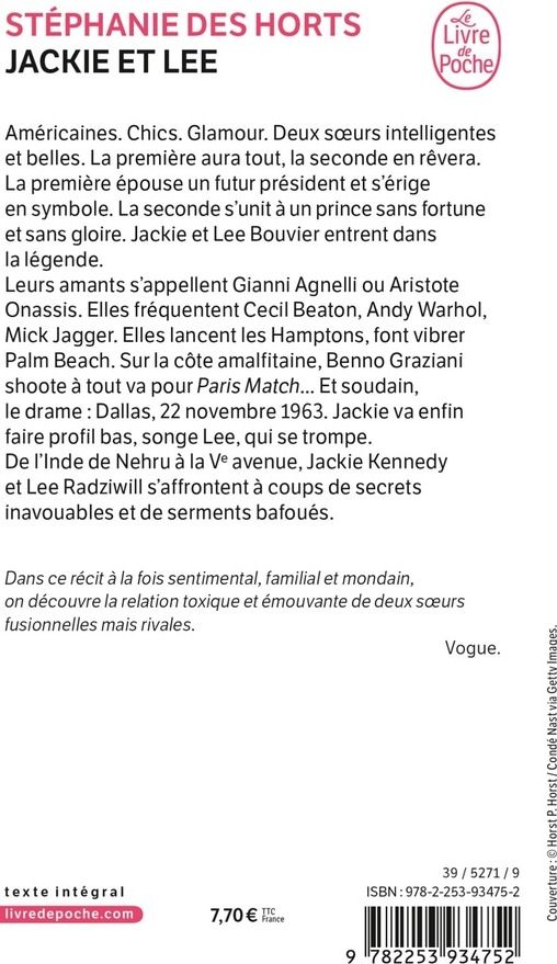 Quatrième de couverture de « Jackie et Lee »