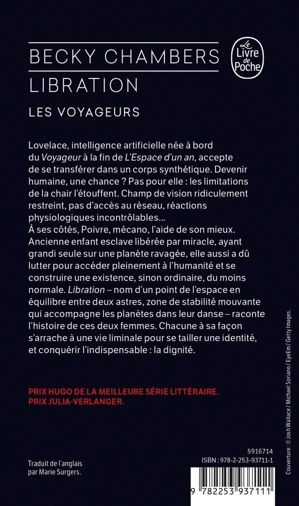 Quatrième de couverture de « LIBRATION (LES VOYAGEURS, TOME 2) »