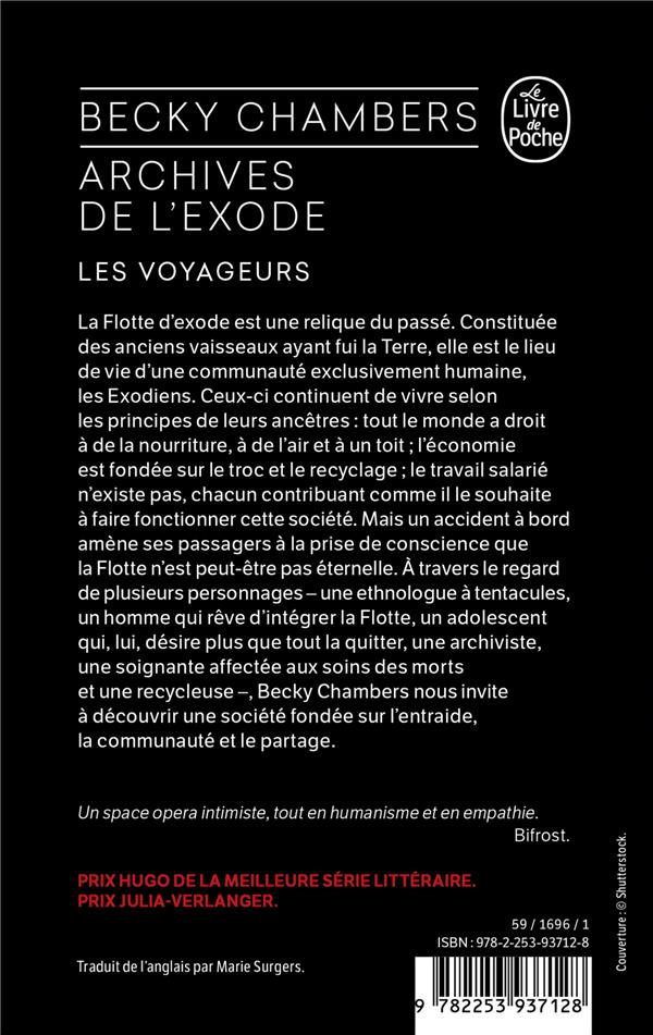 Quatrième de couverture de « ARCHIVES DE L'EXODE (LES VOYAGEURS, TOME 3) »