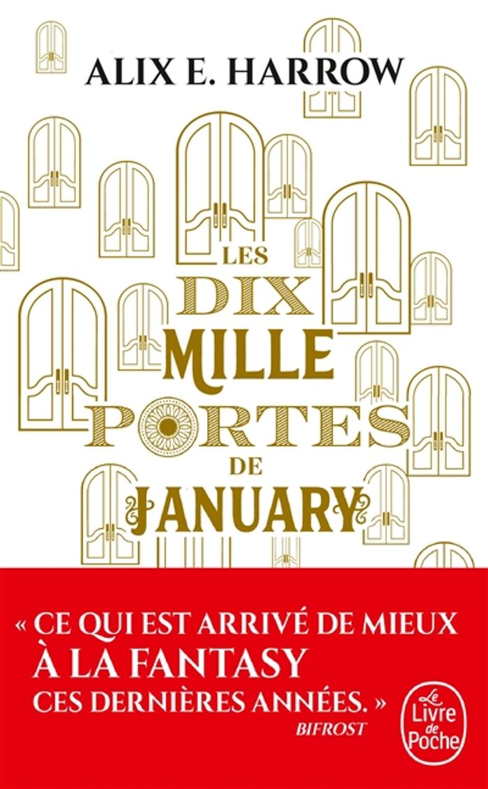 Couverture du livre « LES DIX MILLE PORTES DE JANUARY », librairie Les Contes Infusés à Corte