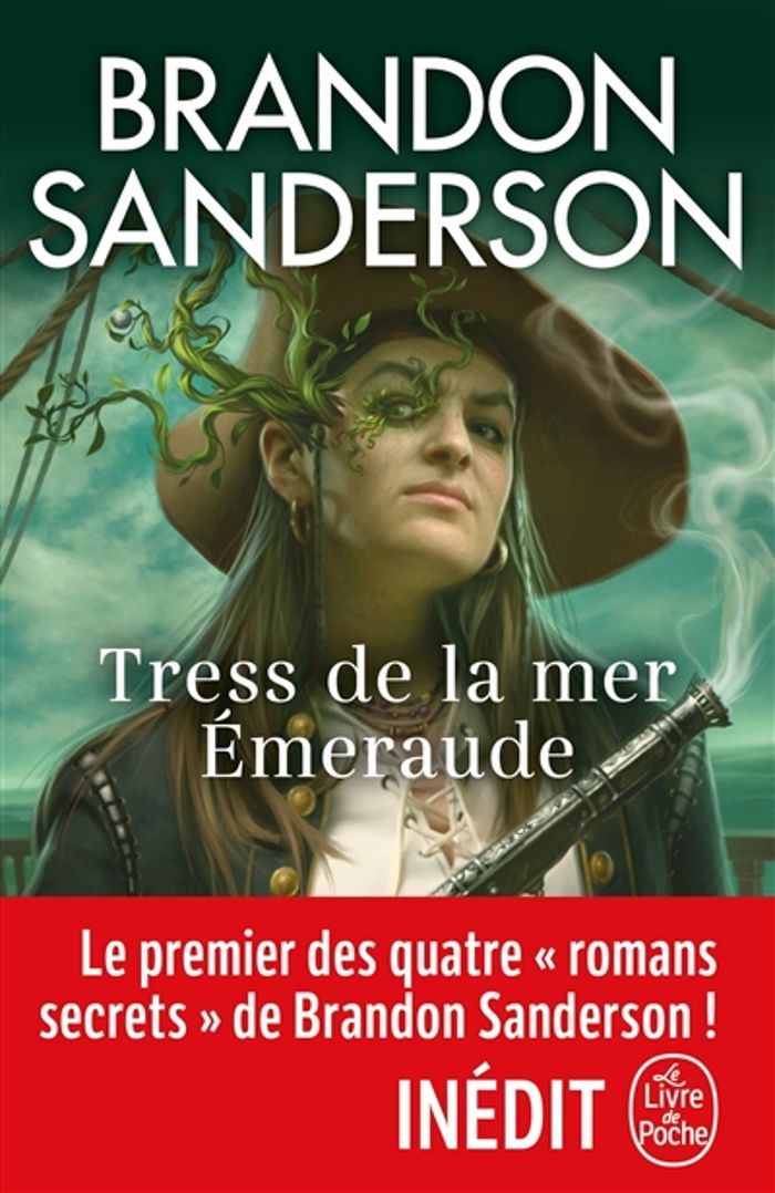 Couverture du livre « Tress de la mer Émeraude » de Brandon Sanderson, librairie Les Contes Infusés à Corte