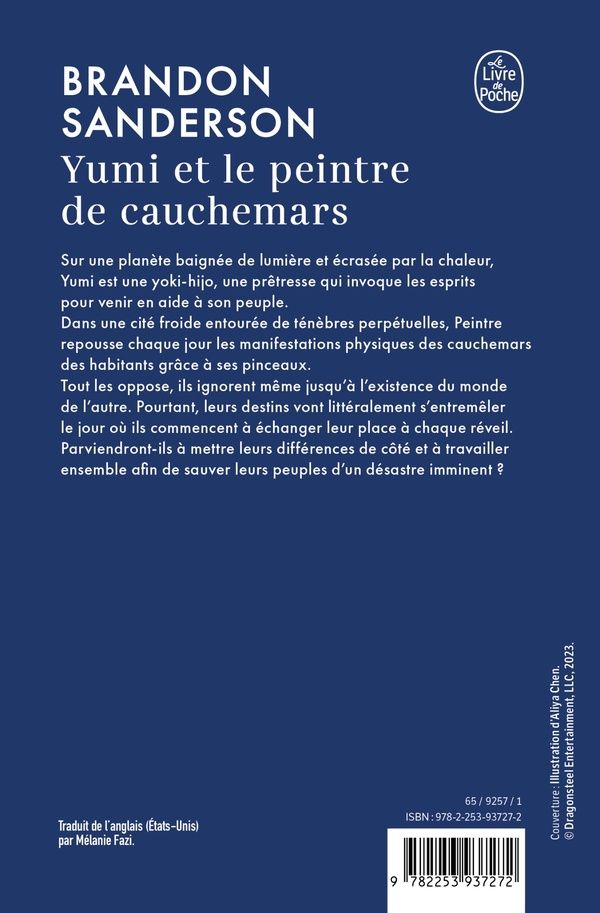 Quatrième de couverture de « Yumi et le peintre de cauchemars »