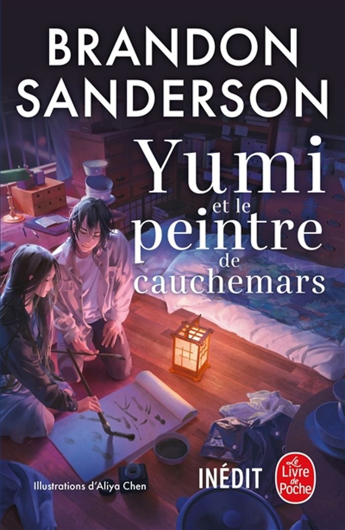 Couverture du livre « Yumi et le peintre de cauchemars » de Brandon Sanderson, librairie Les Contes Infusés à Corte