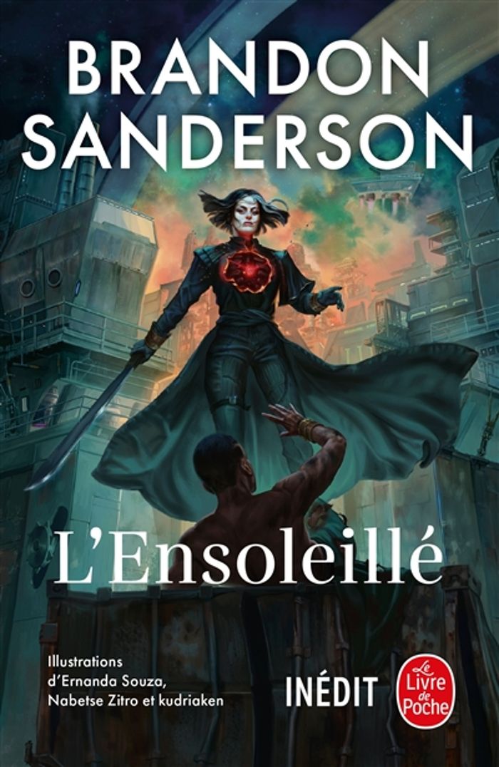 Couverture du livre « L'ensoleillé » de Brandon Sanderson, librairie Les Contes Infusés à Corte