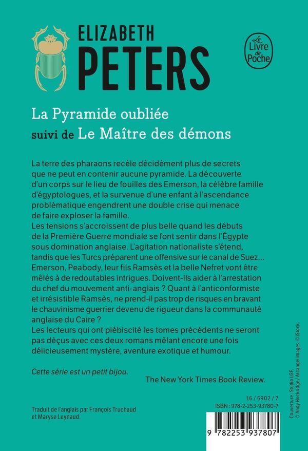 Quatrième de couverture de « LA PYRAMIDE OUBLIEE SUIVI DE LE MAITRE DES DEMONS »