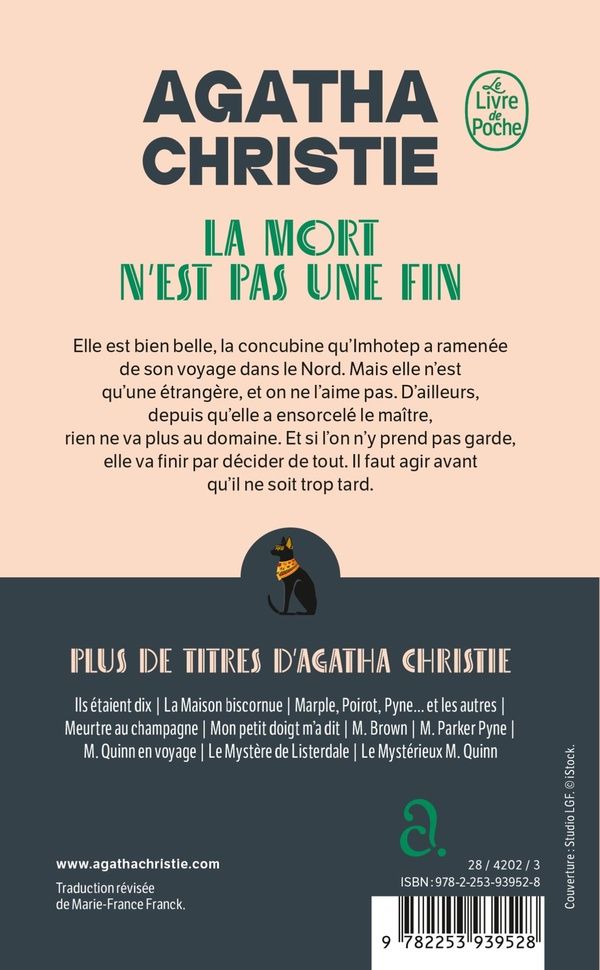 Quatrième de couverture de « LA MORT N'EST PAS UNE FIN (NOUVELLE TRADUCTION REVISEE) »