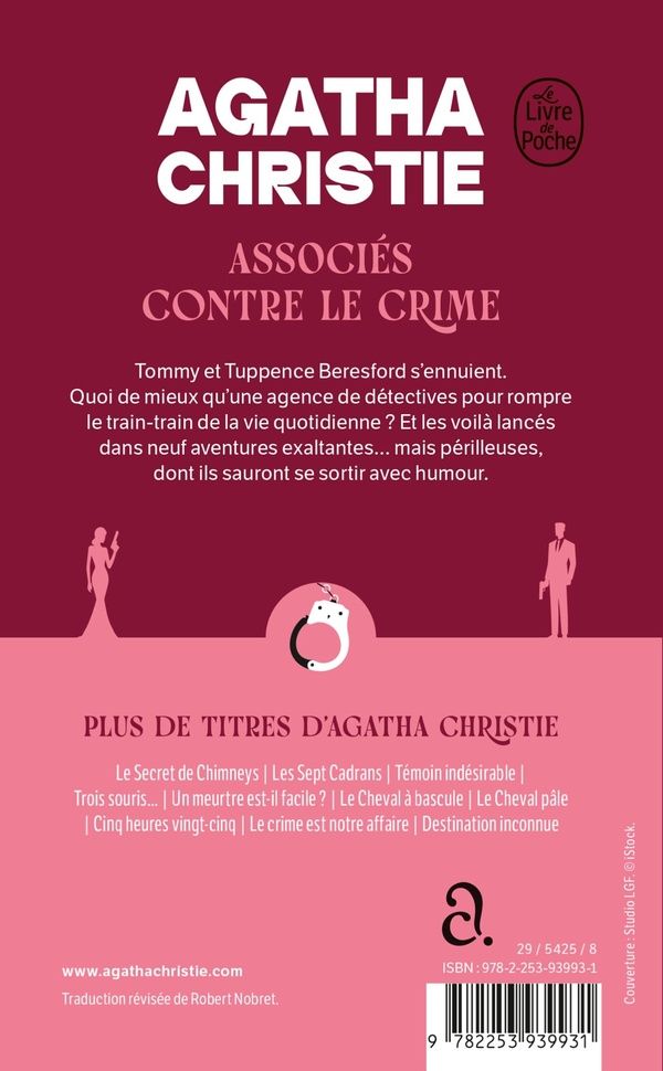 Quatrième de couverture de « ASSOCIES CONTRE LE CRIME (NOUVELLE TRADUCTION REVISEE) »